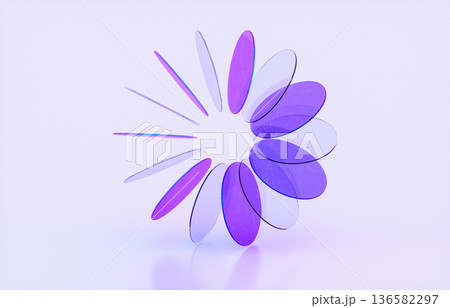 Modern transparent glass for Web3 and AI technology background. 3d rendering Modern transparent glass for Web3 and AI technology background. 3d rendering 136582297