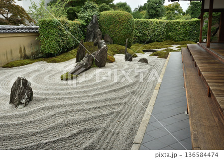 大徳寺塔頭 瑞峯院方丈庭園 独坐庭(京都市北区) 大徳寺塔頭 瑞峯院方丈庭園 独坐庭(京都市北区) 136584474