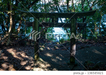 伊唐島の若宮神社の鳥居（長島町） 136585821