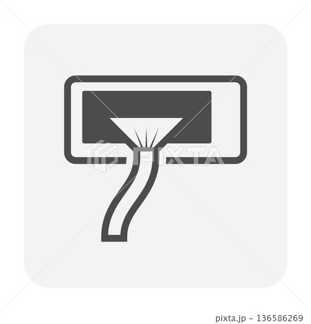 Air Conditioner Cleaning Icon 136586269