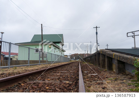 日高本線 旧日高門別駅 線路 日高本線 旧日高門別駅 線路 136587913