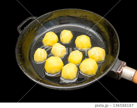 Fried potatoes. Fried potatoes. 136588187