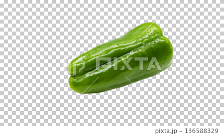 Bell peppers, fresh vegetable ingredients (transparent background) Bell peppers, fresh vegetable ingredients (transparent background) 136588329