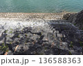 広島の本川の雁木上からみたところ 136588363