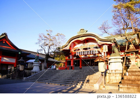 京都府 伏見稲荷大社 内拝殿 京都市伏見区深草藪之内町 京都府 伏見稲荷大社 内拝殿 京都市伏見区深草藪之内町 136588822