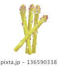 緑のアスパラガス 136590338