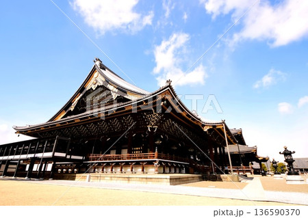 京都府 東本願寺・阿弥陀堂(重要文化財) 京都市 下京区 常葉町 2022年2月 京都府 東本願寺・阿弥陀堂(重要文化財) 京都市 下京区 常葉町 2022年2月 136590370