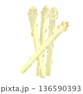 白いアスパラガス 136590393