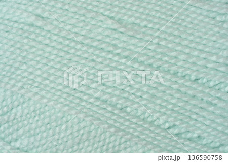Light Blue Mint Yarn Texture 136590758