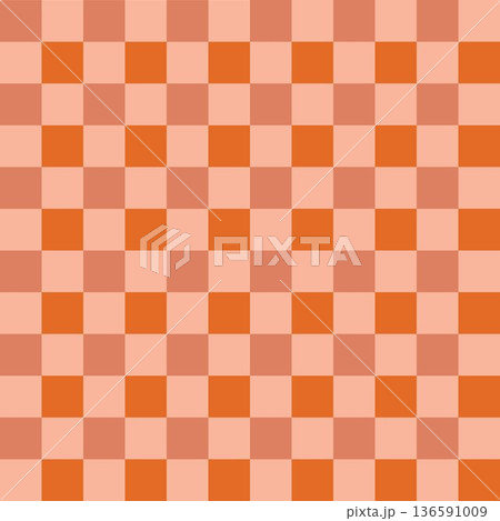 vector seamless pattern cage in terracotta colour 136591009