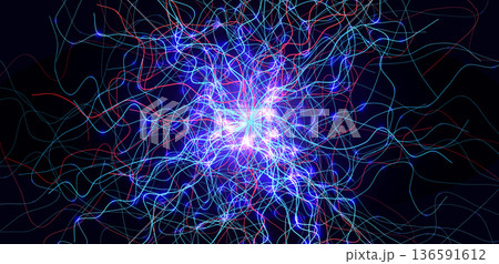 Brain Roots Neural Tree Background Neuron Burst Neuron Connection Lines Glowing Particles Net Pattern. AI Bio Chemical Connections Medical Science Innovative Technology Backdrop. Vector Illustration Brain Roots Neural Tree Background Neuron Burst Neuron Connection Lines Glowing Particles Net Pattern. AI Bio Chemical Connections Medical Science Innovative Technology Backdrop. Vector Illustration 136591612