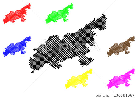 Lantau island (Hong Kong Special Administrative Region of the People's Republic of China, HKSAR) map vector illustration, scribble sketch Lantao or Lan Tao map Lantau island (Hong Kong Special Administrative Region of the People's Republic of China, HKSAR) map vector illustration, scribble sketch Lantao or Lan Tao map 136591967