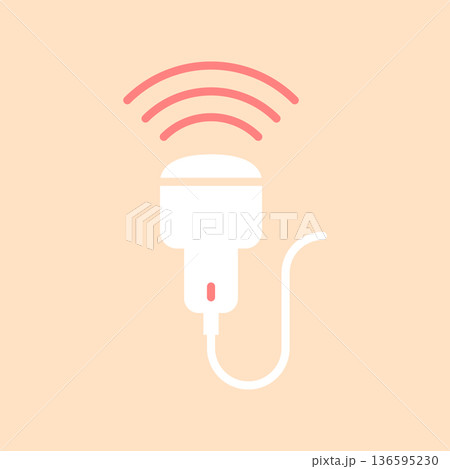 エコー検査のアイコン 136595230