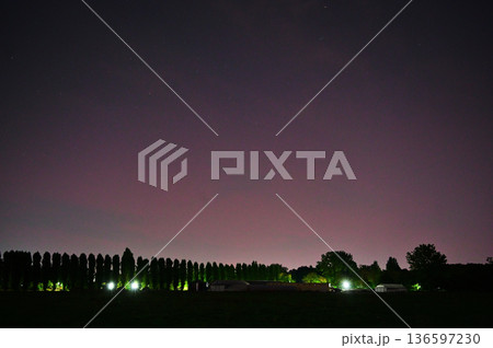 低緯度オーロラ 136597230