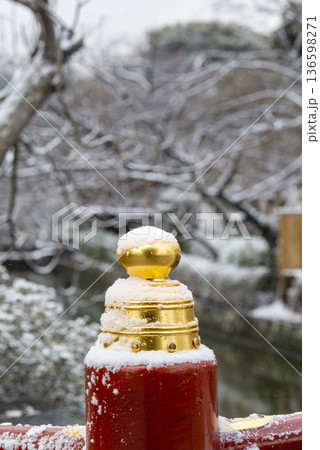鎌倉2628　鶴岡八幡宮8　雪 136598271