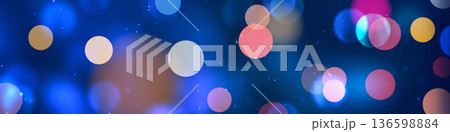 Bokeh background perfect for Holidays, Anniversary, Birthdays, Festive and various design works 136598884