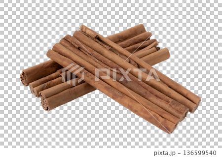 透明背景(png)にシナモンスティック 透明背景(png)にシナモンスティック 136599540
