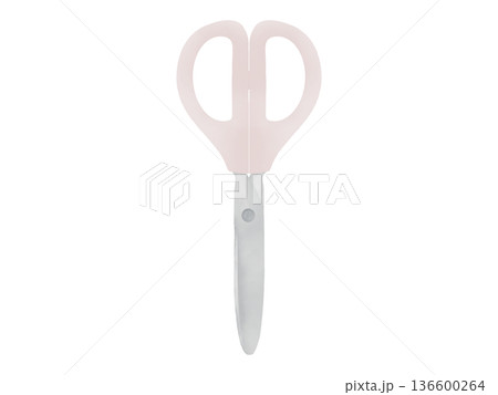 はさみ ナチュラルカラーアイコンイラスト素材 136600264