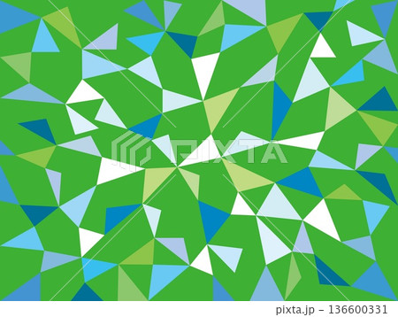 幾何学模様 三角形 カラフル グリーン ブルー 幾何学模様 三角形 カラフル グリーン ブルー 136600331