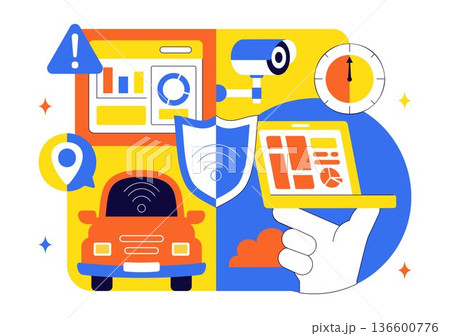 Smart Traffic Management System Technology Illustration Featuring Urban Infrastructure Network And Digital Transportation In a Modern Background Smart Traffic Management System Technology Illustration Featuring Urban Infrastructure Network And Digital Transportation In a Modern Background 136600776