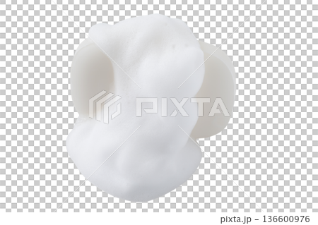 White bar soap and bubbles on transparent background (png) White bar soap and bubbles on transparent background (png) 136600976