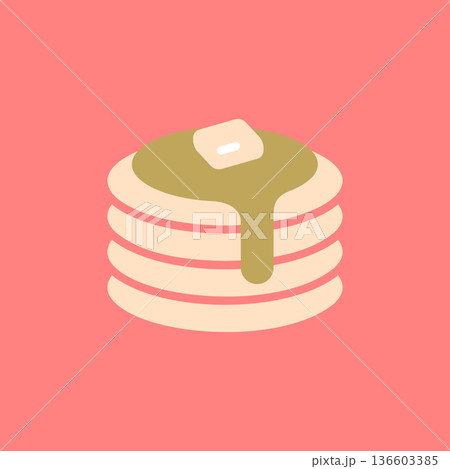 ホットケーキのアイコン 136603385