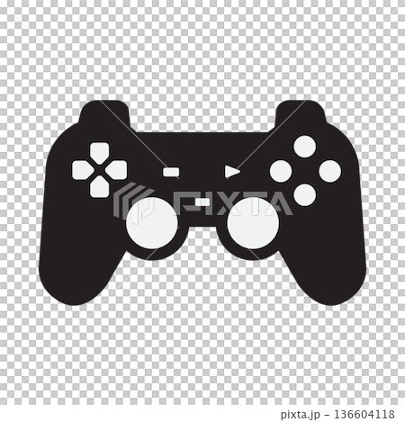Gaming joystick icon 136604118