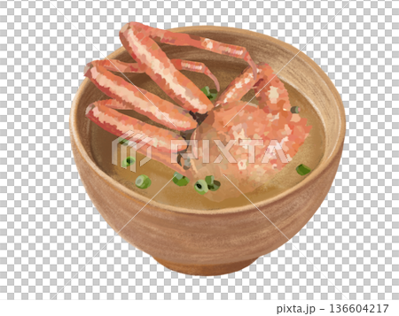 カニ汁（鳥取県の郷土料理） 136604217