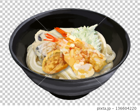 噴射烏龍麵（天婦羅） 136604220