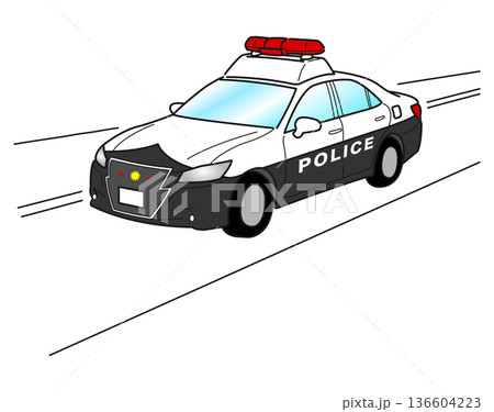 パトカー パトカー 136604223