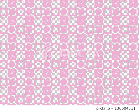 かわいい苺の背景素材 かわいい苺の背景素材 136604311