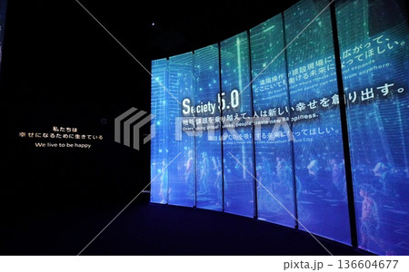 2025 大阪・関西万博　未来の都市パビリオン展示 136604677