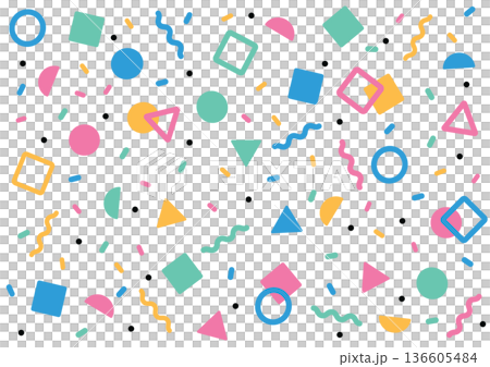 Colorful geometric pattern background 136605484