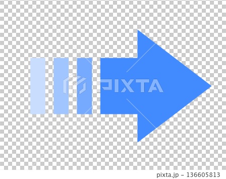 Simple arrow (blue) Simple arrow (blue) 136605813