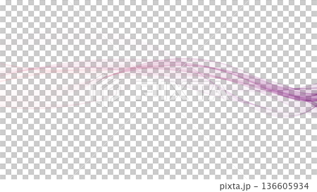 カラーウェーブ背景ライン 白バック プレゼンテーション等の背景 カラーウェーブ背景ライン 白バック プレゼンテーション等の背景 136605934