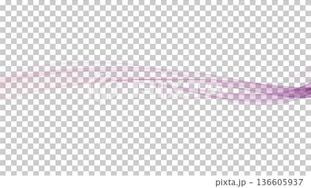 カラーウェーブ背景ライン　白バック　プレゼンテーション等の背景 136605937