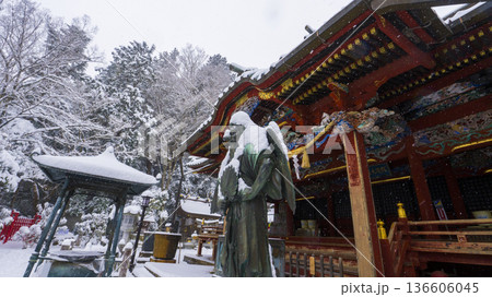 高尾山薬王院の御本社 雪景色 高尾山薬王院の御本社 雪景色 136606045