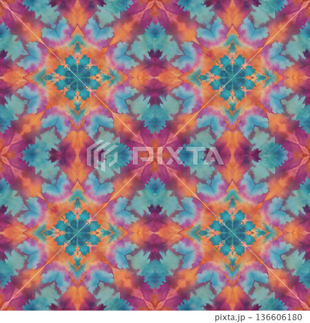 seamless pattern of abstract geometric shapes 136606180
