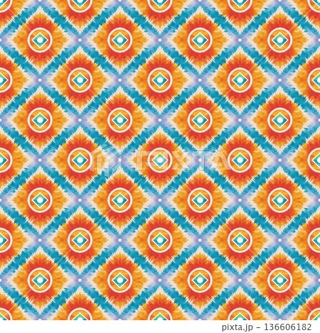 seamless pattern of abstract geometric shapes 136606182