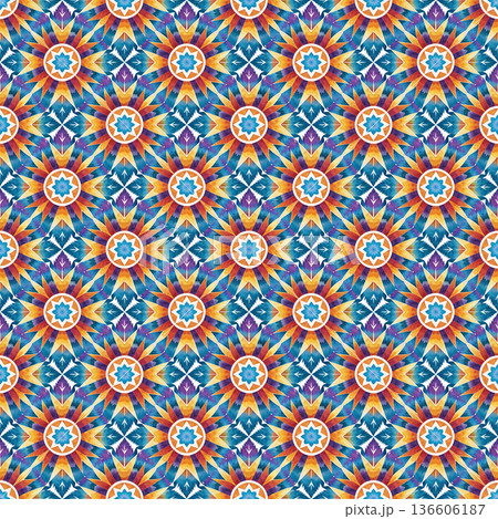 seamless pattern of abstract geometric shapes seamless pattern of abstract geometric shapes 136606187