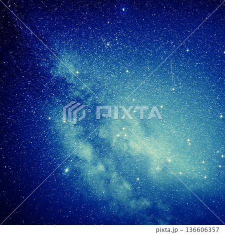 night sky with moon and mountains, nature background night sky with moon and mountains, nature background 136606357