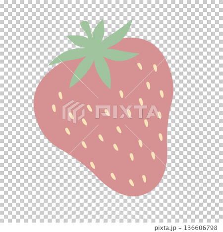 Kawai Ichigo illustration material 136606798