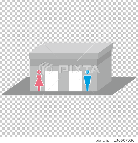 Public toilet 136607036