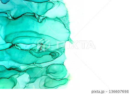 アルコールインク 大人綺麗な背景画像 136607698