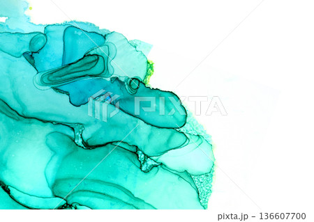 アルコールインク 大人綺麗な背景画像 136607700