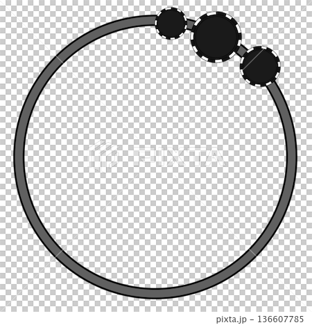 カジノ　チップ　フレーム 136607785