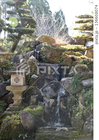 不動山寺と日本庭園 不動山寺と日本庭園 136608074