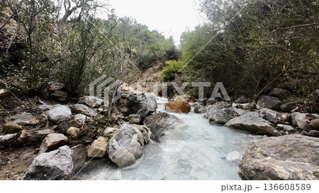 stream in the mountains against the backdrop of nature spring in the mountains against the backdrop of nature. High quality photo stream in the mountains against the backdrop of nature spring in the mountains against the backdrop of nature. High quality photo 136608589