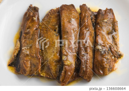 イワシの蒲焼き イワシの蒲焼き 136608664