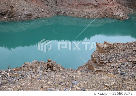 Mountain lake landscape. High quality photo Mountain lake landscape. High quality photo 136609175